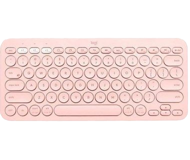 Teclado Logitech K380, Inalámbrico, Bluetooth, Rosa (Español)