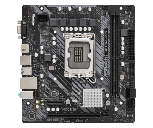 Tarjeta Madre ASRock Micro-ATX H610M-HVS, S-1700, Intel H610, HDMI, 64GB DDR4 para Intel