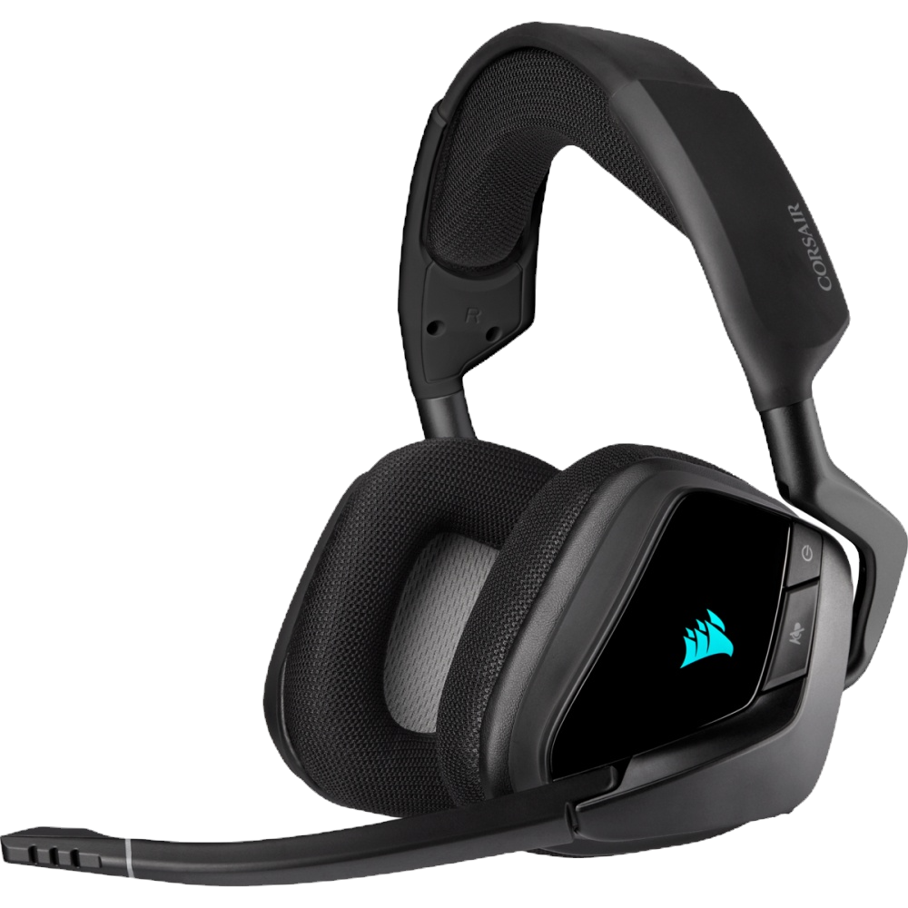 Corsair Audífonos Gamer VOID RGB ELITE Wireless 7.1, Inalámbrico, USB, Negro