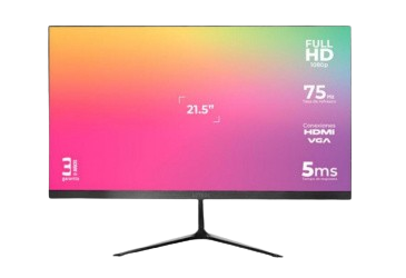 Monitor Acteck 933858 LED 21.5&quot;, Full HD, 75Hz, HDMI, Negro