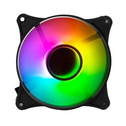 Ventilador Balam Rush Eolox Blaze EX90 ARGB, 120mm, 1200RPM, Negro - Incluye Hub Controlador