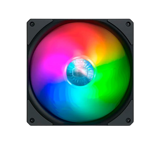 Ventilador Cooler Master SickleFlow 120 ARGB LED RGB, 120mm, 650 - 1800RPM, Negro - 3 Piezas