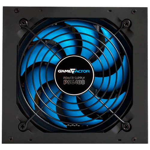 Fuente de Poder Game Factor PSG400 80 PLUS Bronze, 20+4 pin ATX, 120mm, 400W, Negro