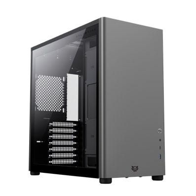 Gabinete Balam Rush Eris Special GM985 con Ventana, Midi-Tower, ATX/Micro-ATX/Mini-ITX, USB 3.0, sin Fuente, sin Ventiladores Instalados, Gris