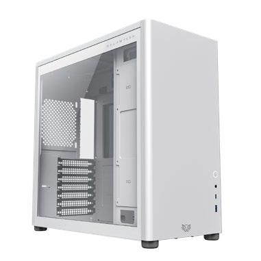 Gabinete Balam Rush Eris Frost GM985 con Ventana, Midi-Tower, ATX/Micro-ATX/Mini-ITX, USB 3.0, sin Fuente, sin Ventiladores Instalados, Blanco