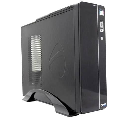 Gabinete Acteck Bern Slim TD-510, Mini-Tower, Micro-ATX/Mini ITX, USB 2.0, con Fuente de 500W, sin Ventiladores Instalados, Negro