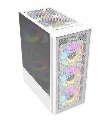 Gabinete Balam Rush DragonFly II Mesh GM740 con Ventana, Mini-Tower, ATX/Micro ATX/Mini-ATX, USB 3.0, sin Fuente, 4 Ventiladores RGB Instalados, Blanco Gabinete Balam Rush DragonFly II Mesh GM740 con Ventana, Mini-Tower, ATX/Micro ATX/Mini-ATX, USB 3.0, sin Fuente, 4 Ventiladores RGB Instalados, Blanco
