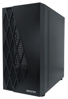 Gabinete Evotec Taipei con Ventana, Micro-Tower, Micro-ATX/Mini-ATX, USB 3.0/2.0, 3 Ventiladores Instalados, Negro