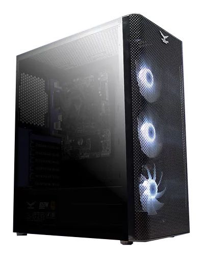 Gabinete Naceb Zed con Ventana RGB, Midi-Tower, ATX, USB 3.0, sin Fuente, 3 Ventiladores RGB Instalados, Negro