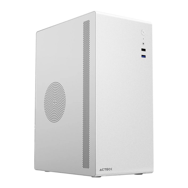 Gabinete Acteck Neuss Plus GI707, Mini-Tower, Micro-ATX/ITX, USB 2.0/3.0, con Fuente de 500W, Blanco