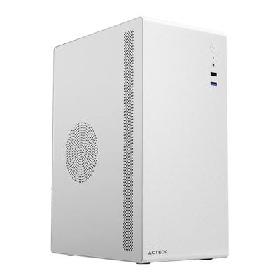 Gabinete Acteck Neuss Plus GI707, Mini-Tower, Micro-ATX/ITX, USB 2.0/3.0, con Fuente de 500W, Blanco