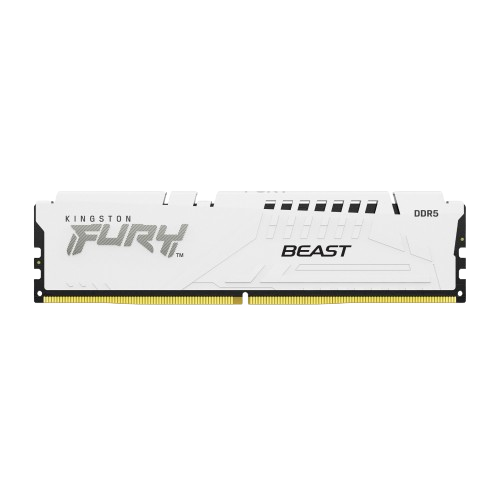 Memoria RAM Kingston FURY Beast DDR5, 5600MHz, 16GB, Non-ECC, CL40, XMP, Blanco