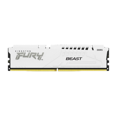 Memoria RAM Kingston FURY Beast DDR5, 5600MHz, 16GB, Non-ECC, CL40, XMP, Blanco