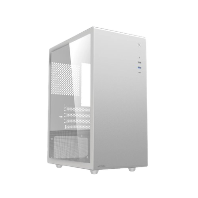 Gabinete Acteck Neuss Pro GI717 con Ventana, Mini-Tower, Micro-ATX/ITX, USB 3.0/2.0, sin Ventiladores Incluidos, Blanco