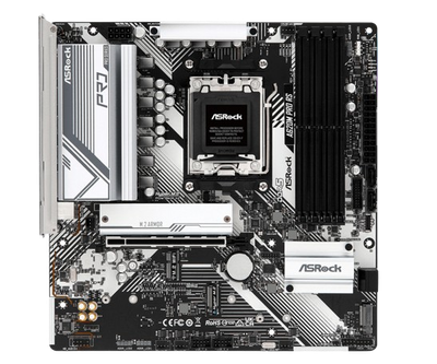Tarjeta Madre ASRock Micro-ATX A620M Pro RS, S-AM5, AMD A620, HDMI, 192GB DDR5 para AMD