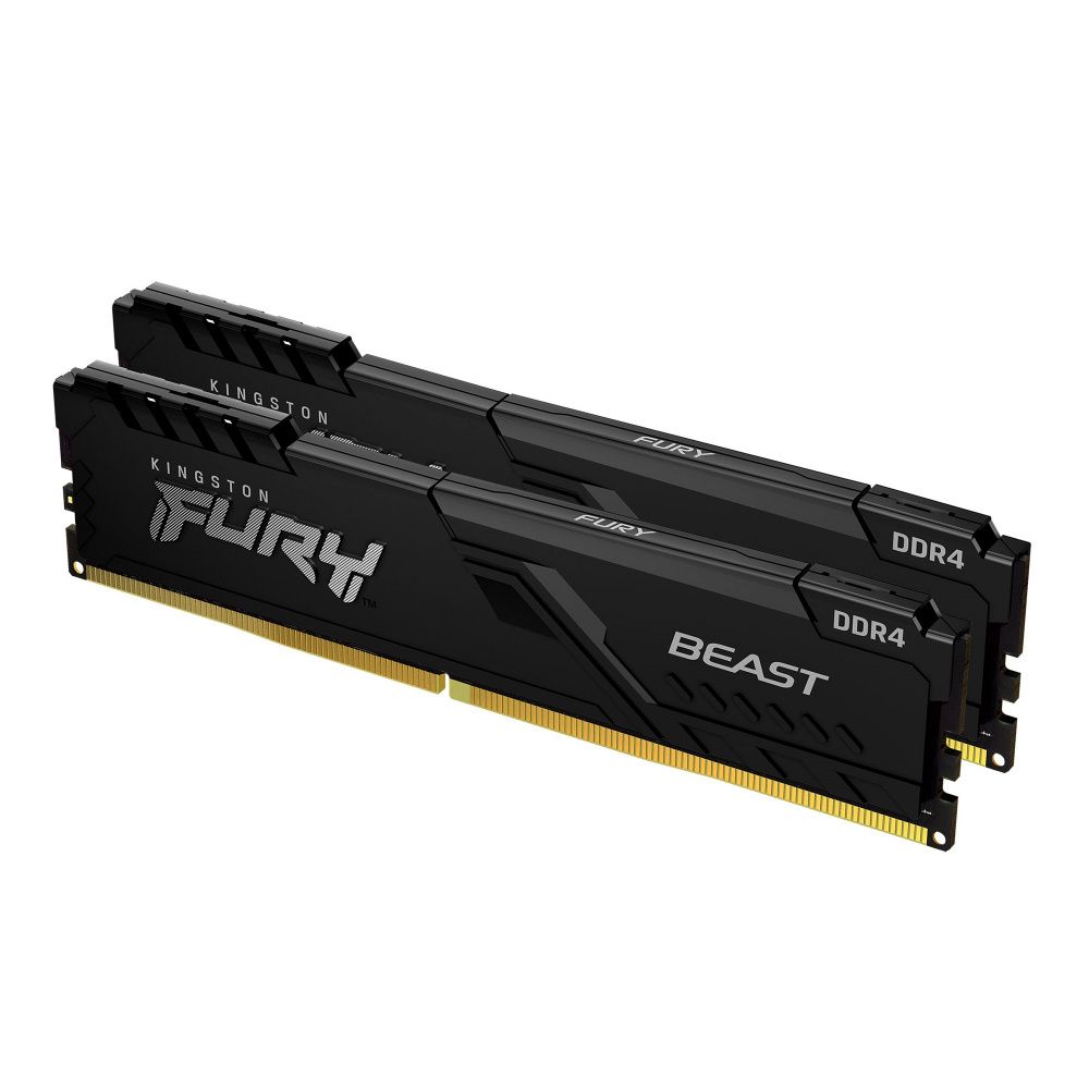 Kit Memoria RAM Kingston FURY Beast DDR4, 3200MHz, 32GB (2 x 16GB), CL16, XMP