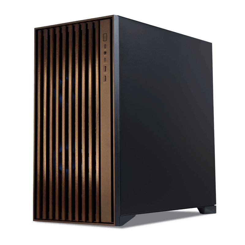 Gabinete Munfrost Alder, Midi-Tower, ATX/Micro-ATX/Mini-ITX, USB 3.0, sin Fuente, 2 Ventiladores Instalados, Negro