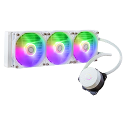Cooler Master MasterLiquid 360L Core ARGB White Enfriamiento Líquido para CPU, 3 x 120mm, 650-1750RPM