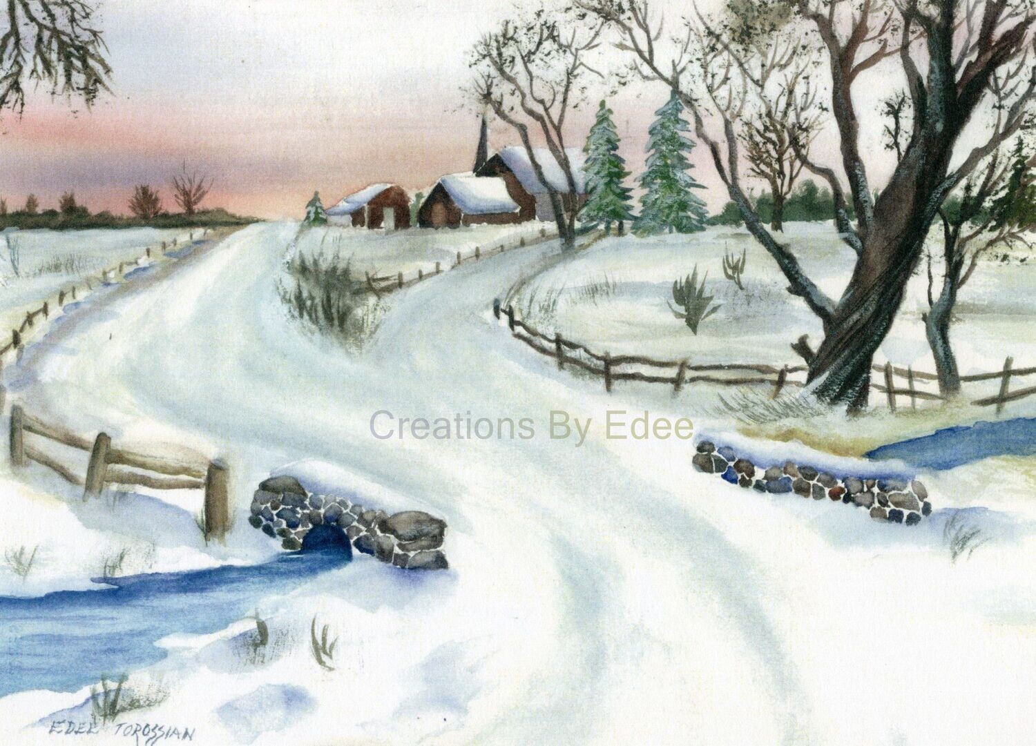 Snowy Bridge
