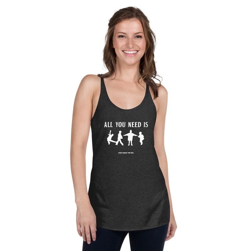 Women's Racerback Tank All You Need Is Beatles