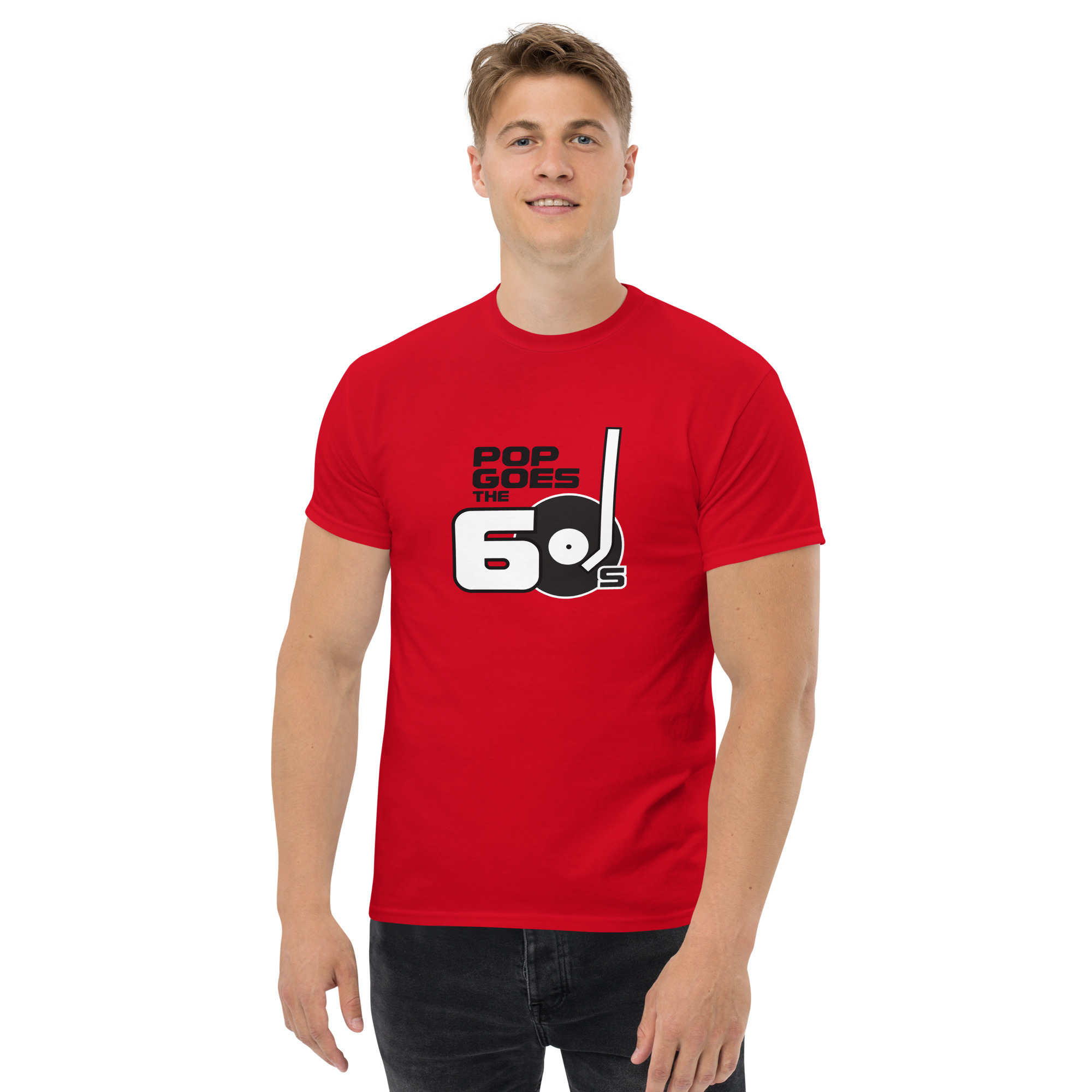 Men's classic tee Pop Goes the 60s (light)