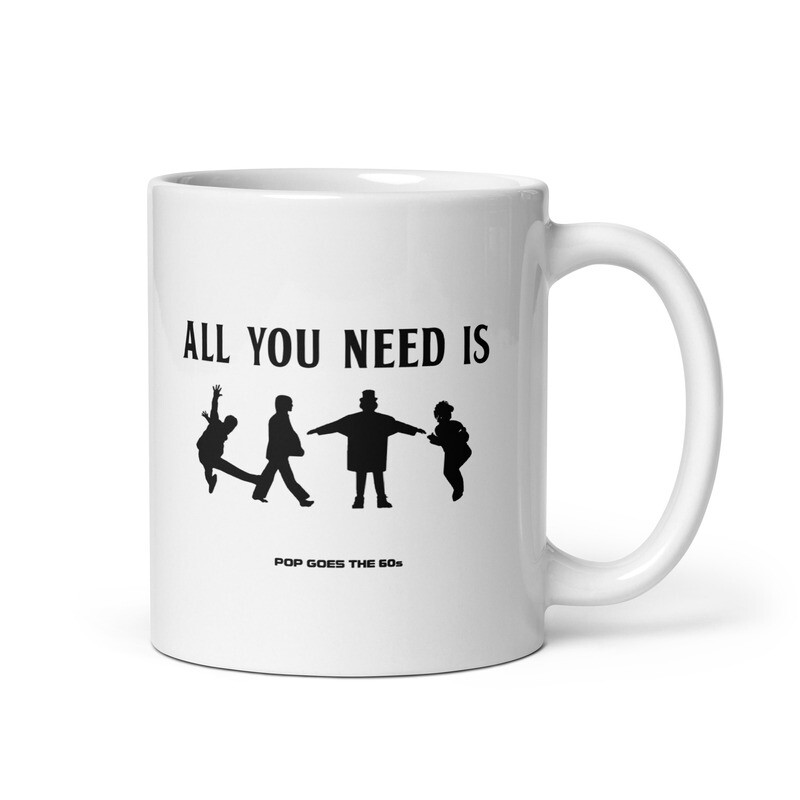 White Glossy Mug All You Need Is Beatles