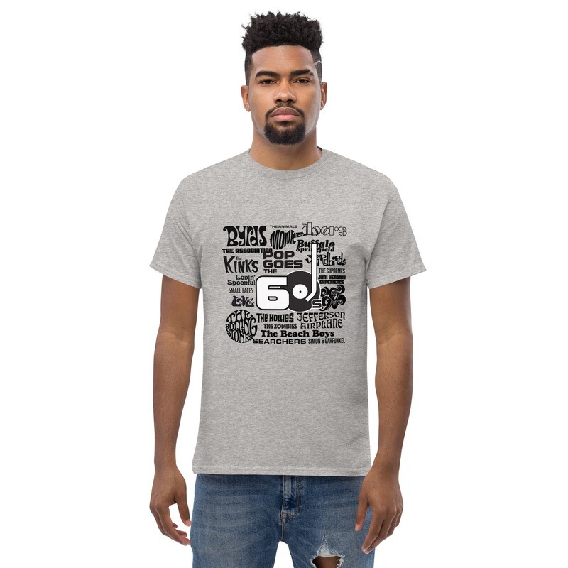 Men's classic tee 60s Band Logos