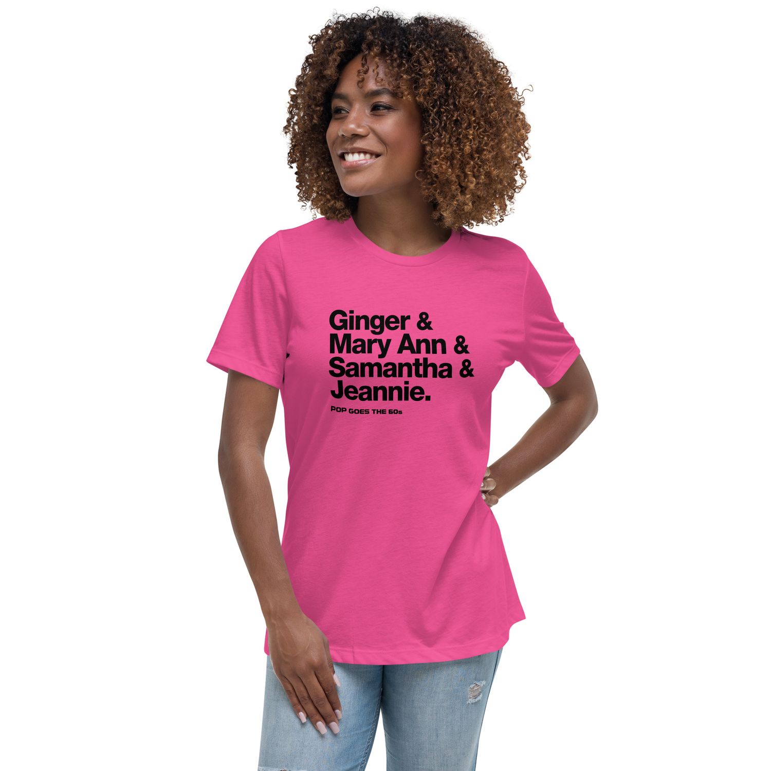 Women's Relaxed T-Shirt: Ginger, Mary Ann, Samantha and Jeannie