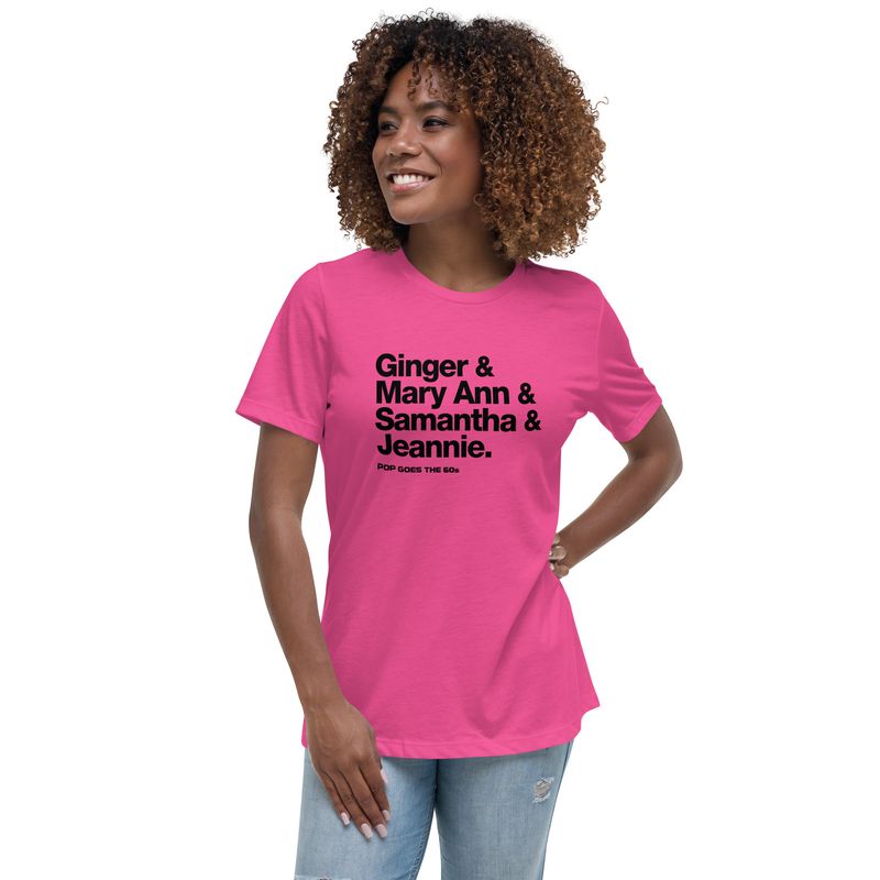 Women's T: Ginger, Mary Ann, Samantha & Jeannie