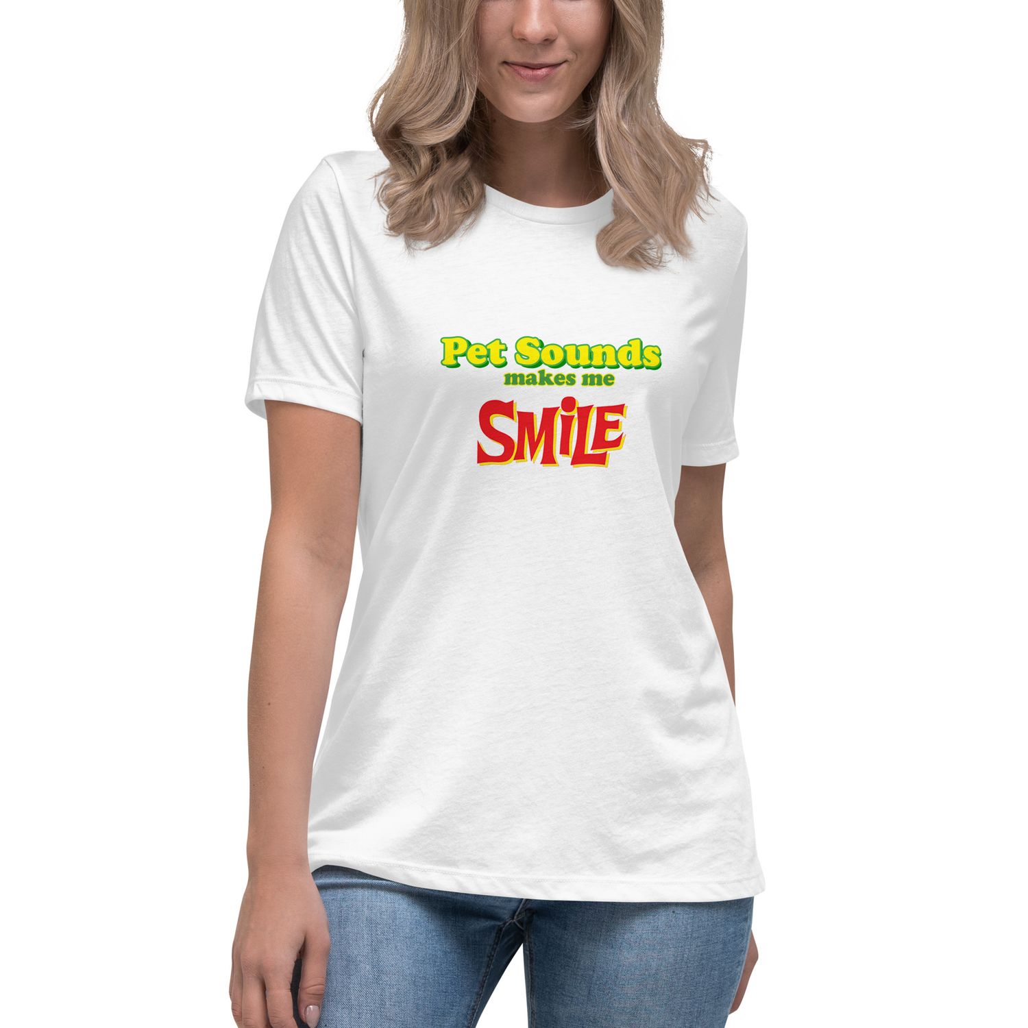 Women's T: Pet Sounds Makes Me Smile