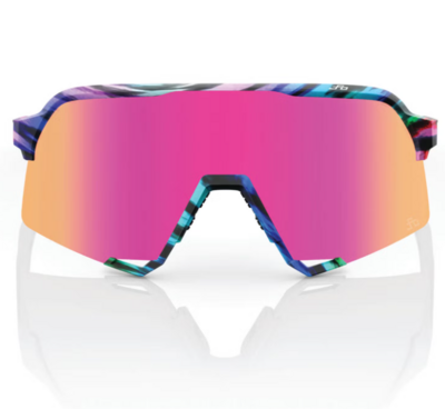 100% S3 Sunglasses, Peter Sagan Limited Edition, Tie-Dye - Purple Multilayer Mirror Lens