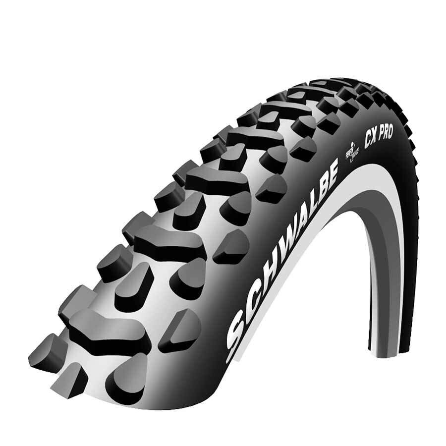 Schwalbe, CX Pr Sprt, 26x1.35, Wire, Dual, Clincher, LiteSkin, 67TPI, 55-95PSI, Black