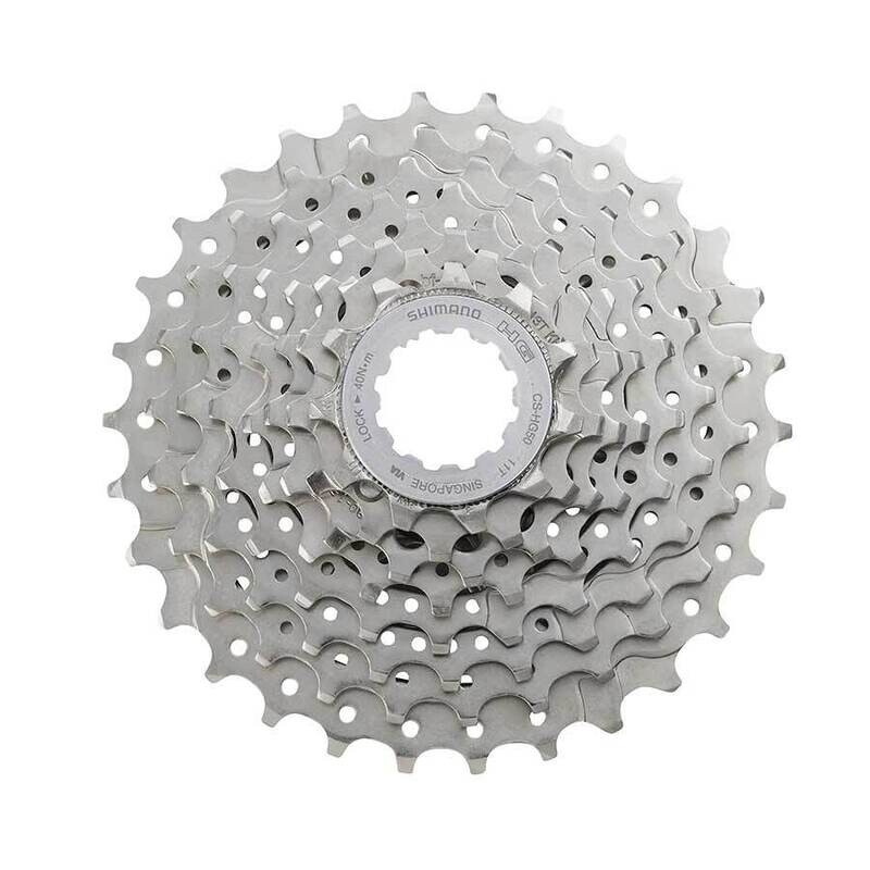 CASSETTE SPROCKET, CS-HG50 8-S,NI-PLATED, 11-13-15-18-21-24-28-34T