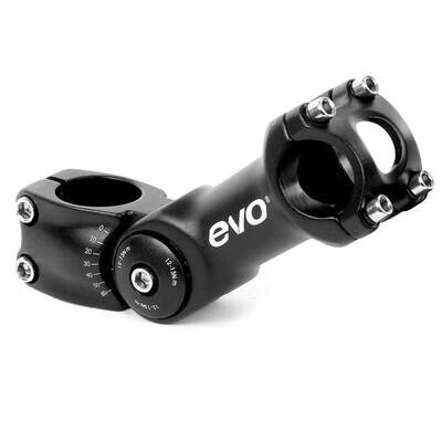 EVO, Compact, Potence, Diamètre: 31.8mm, Longueur: 95mm, Direction: 1-1/8&#39;&#39;, Noir