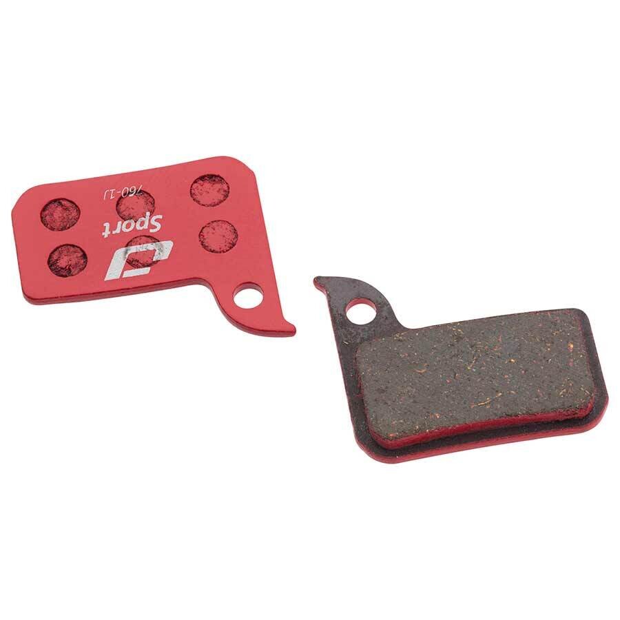 Jagwire, Mountain Sport, Disc Brake Pads, Shape: SRAM Monoblock, Semi-Metallic