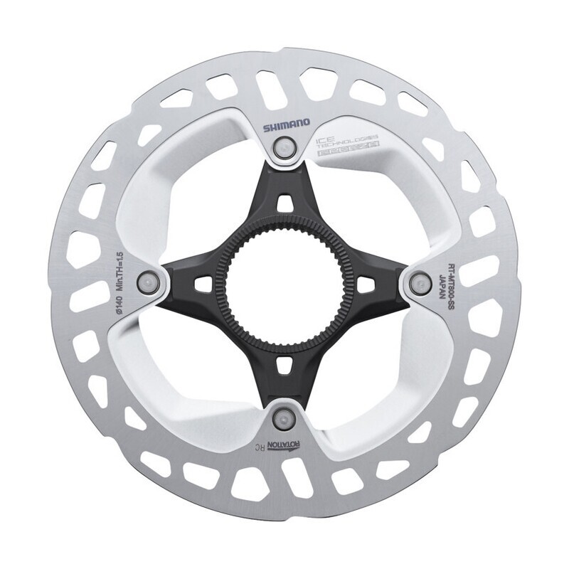 ROTOR FOR DISC BRAKE, RT-MT800, SS 140MM, W/LOCK RING (Internal Spline Type)