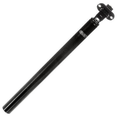 EVO, Kalloy, Seatpost, Black, 400 X 26.4mm