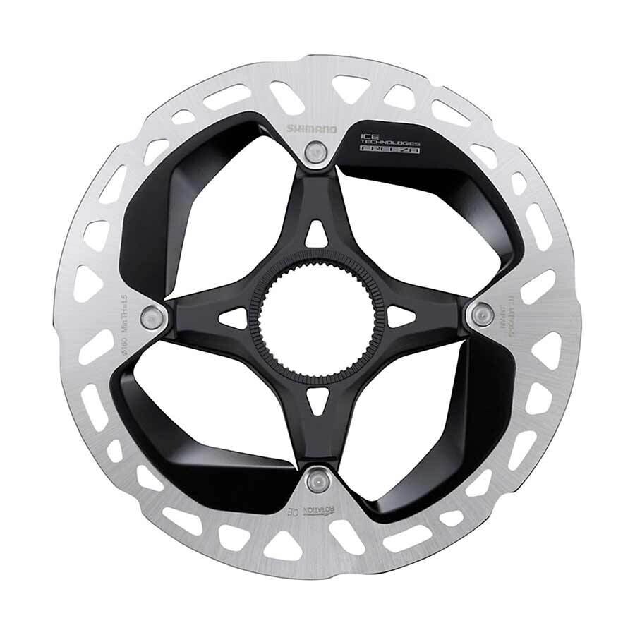ROTOR FOR DISC BRAKE, RT-MT900, S 160MM, W/LOCK RING (Internal Spline Type)