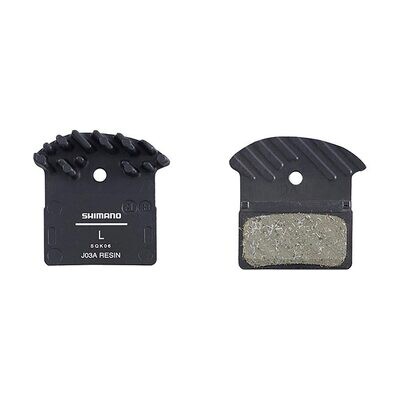 Shimano, J-Type, Disc Brake Pads, Shape: Shimano G-Type/F-Type/J-Type, Resin, Pair, EBPJ05ARFA