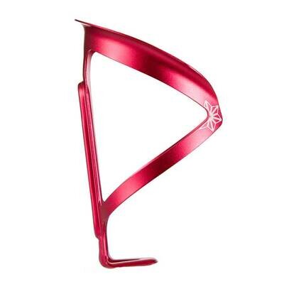 Supacaz, Fly Cage Ano, Bottle Cage, Aluminum, Red, 18g