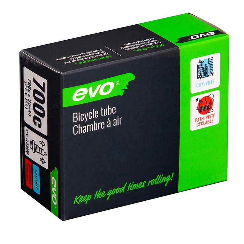 EVO, Presta, Tube, Length: 48mm, 700C, 35-44C