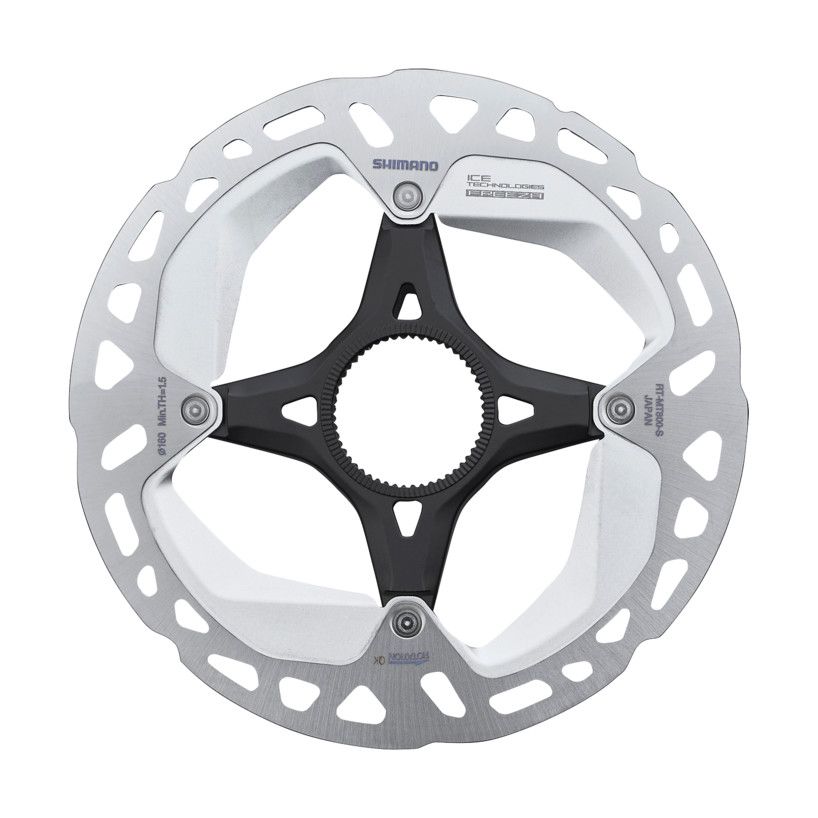 ROTOR FOR DISC BRAKE, RT-MT800, S 160MM, W/LOCK RING (EXTERNAL SPLINE TYPE)