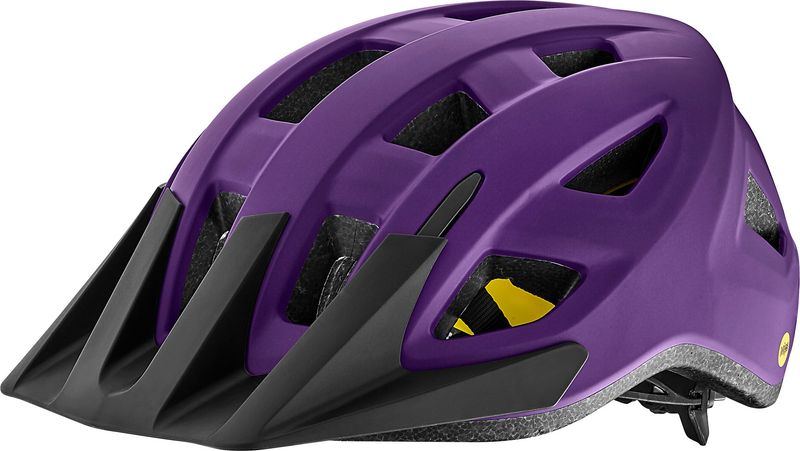 Path MIPS - Youth (49-57 cm), Color: Matte Purple, Size: S/M