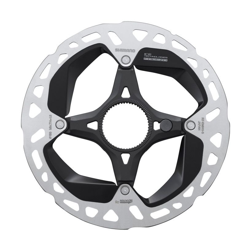 ROTOR FOR DISC BRAKE, RT-EM910, S 160MM, W/LOCK RING