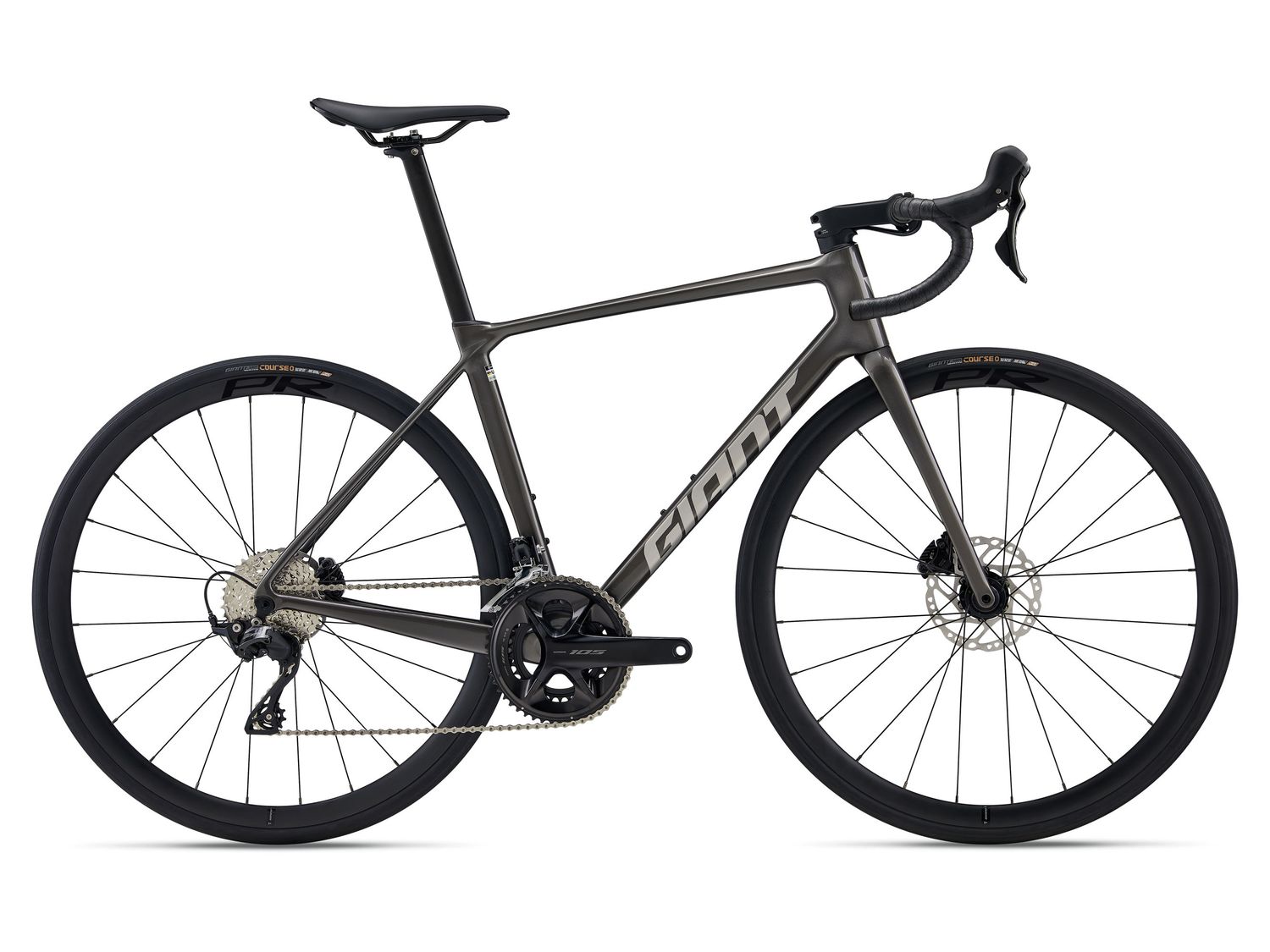 26 TCR Advanced 2-KOM, Size: XS, Color: Stealth Chrome