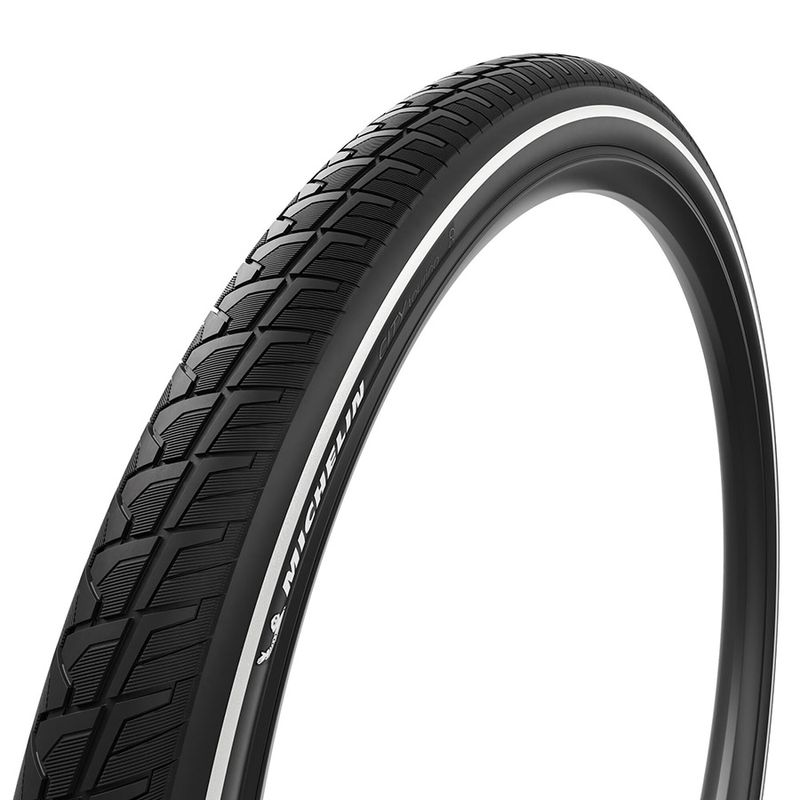Michelin, City Touring, Road Tire, 27.5"x2.40, Wire, Clincher, MAGI-X, City Shield, 3x62, Black