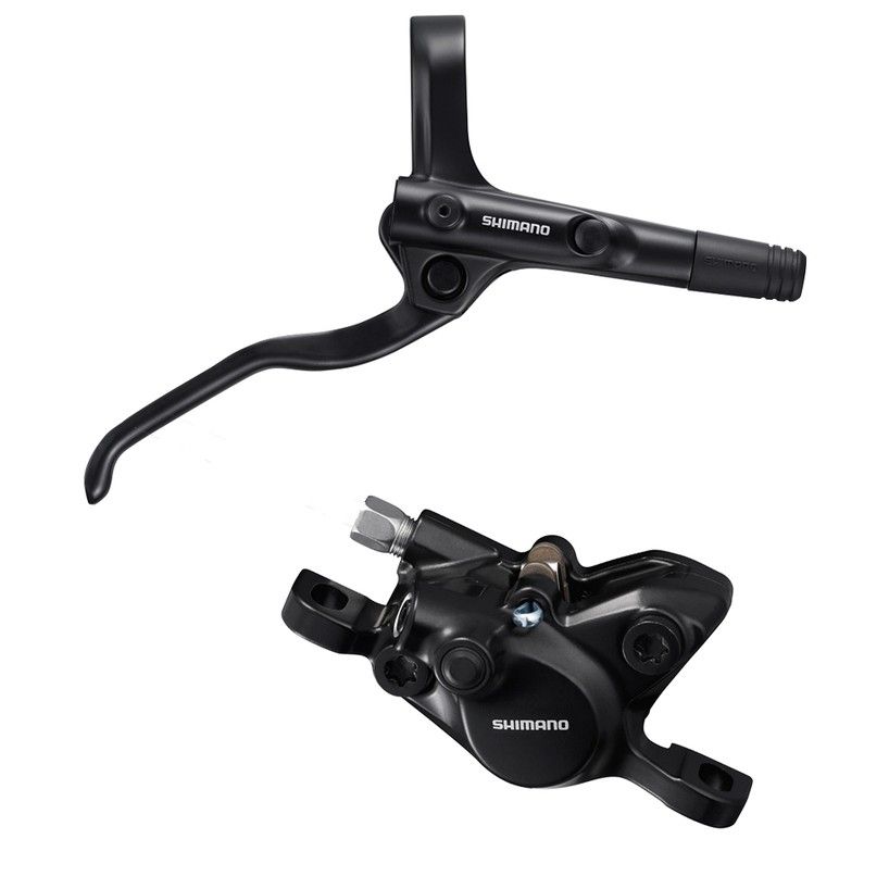 DISC BRAKE ASSEMBLED SET, BL-MT200(R), BR-MT200(R), BLACK, W/O ADAPTER, RESIN PAD (W/O FIN), SM-BH59-SS 1700 MM BLACK ONE