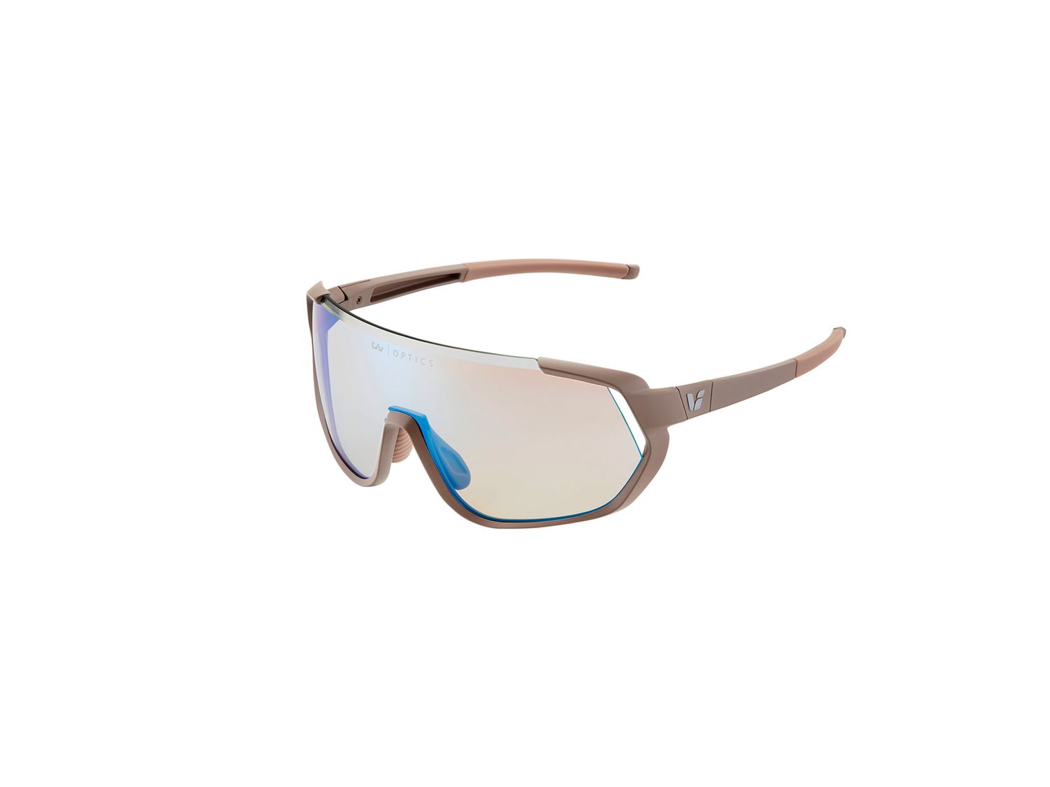 Liv Agos FotoVis / Vividvis, Size: OneSize, Color: Frame: Coral Red | Lense: Blue FotoVis