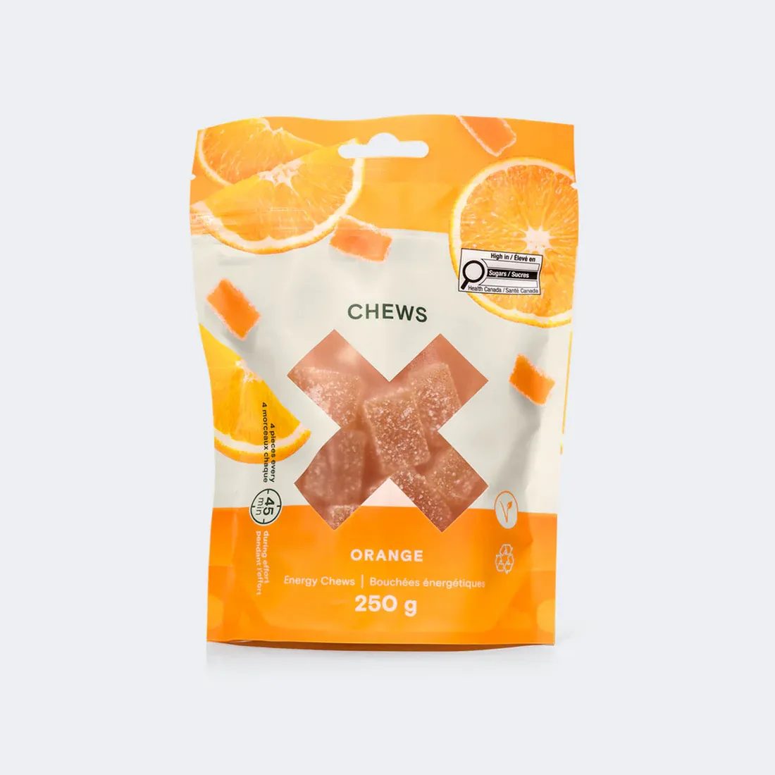 XACT Energy Chews (Minis), Color: Orange, Size: 250g
