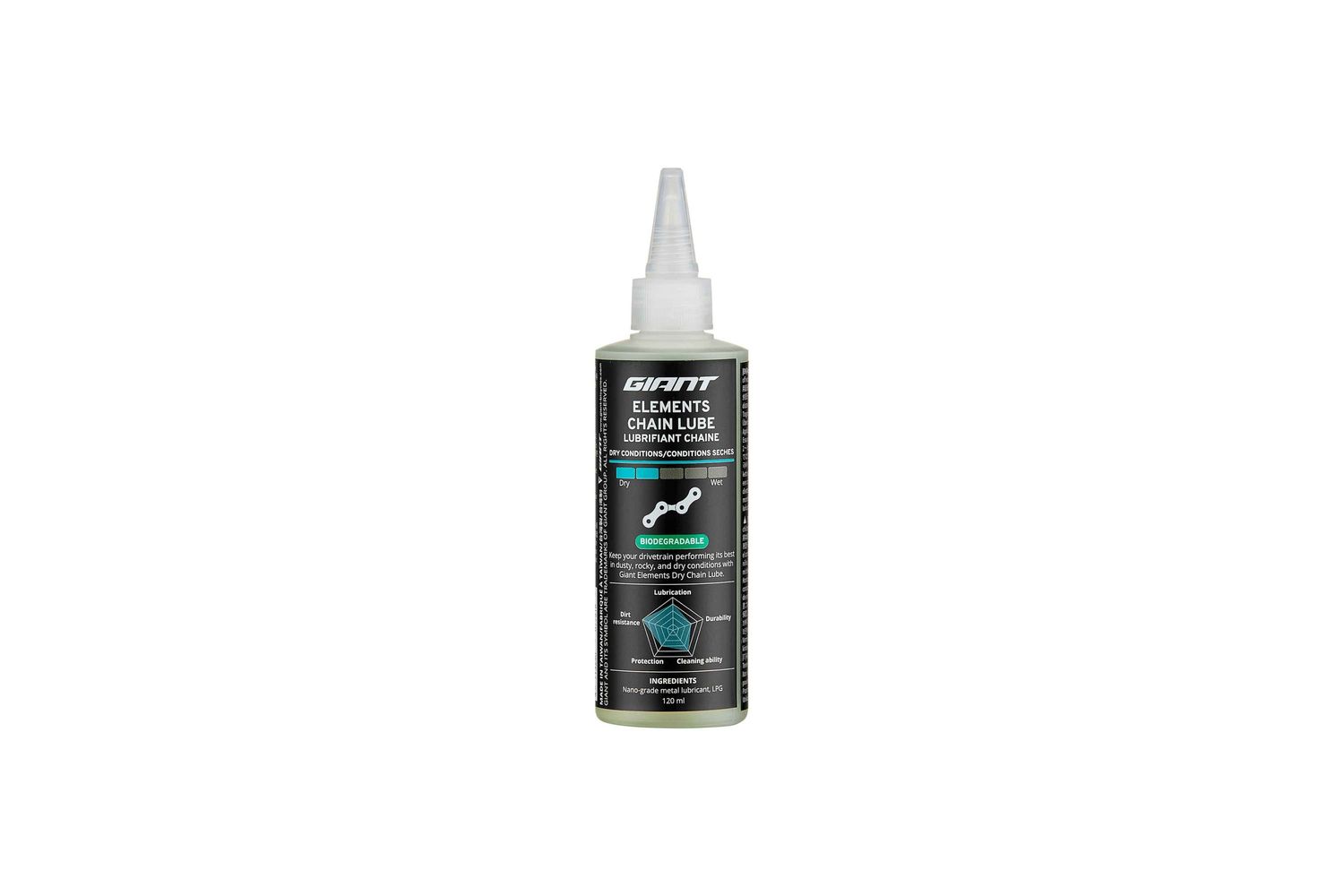 ELEMENTS DRY CHAIN LUBE 120ML Volume: 120ml